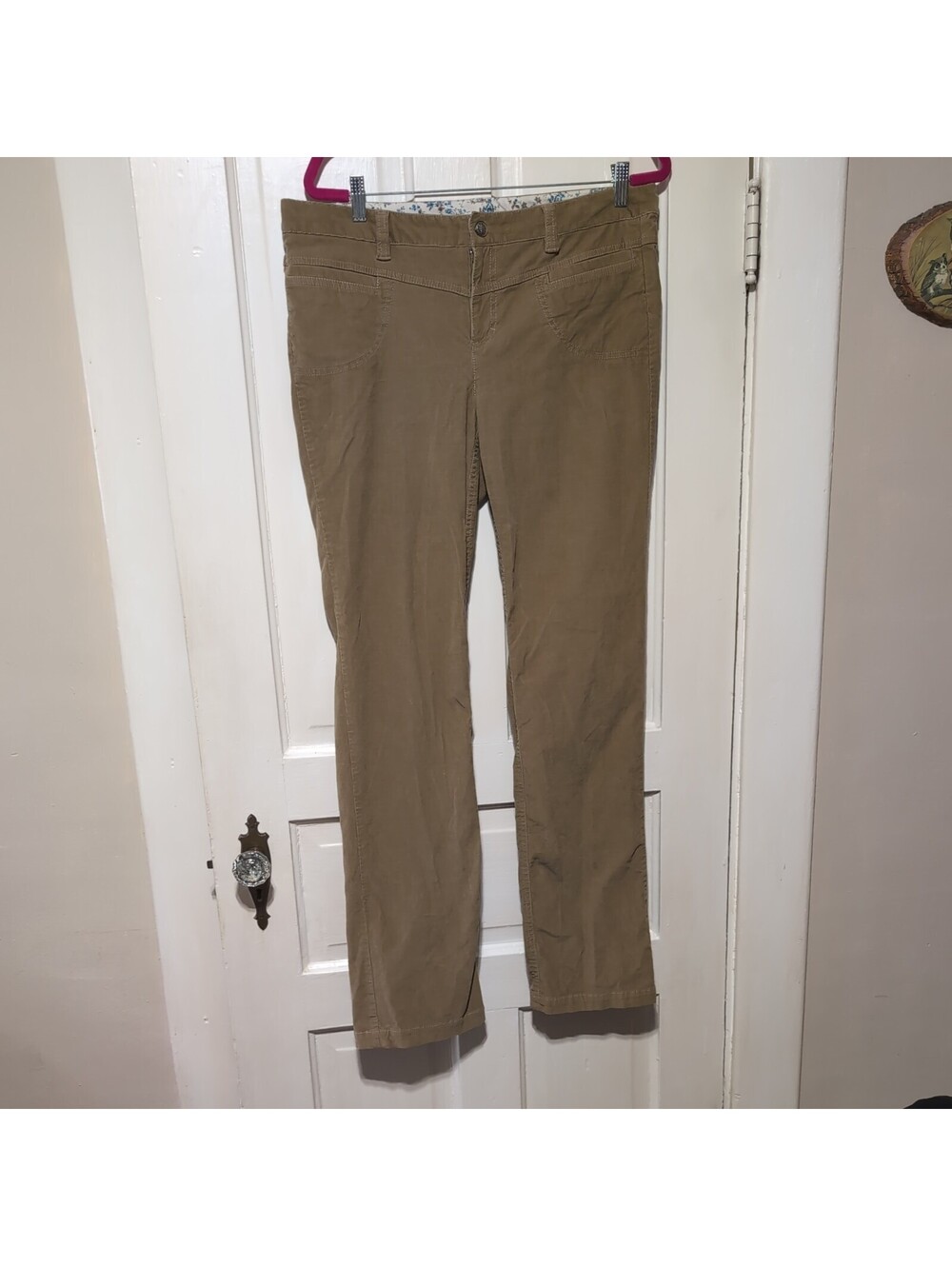 Athleta Camel Tan Corduroy Pants Outdoor Stylish Pants Woman's 16T(1625)F